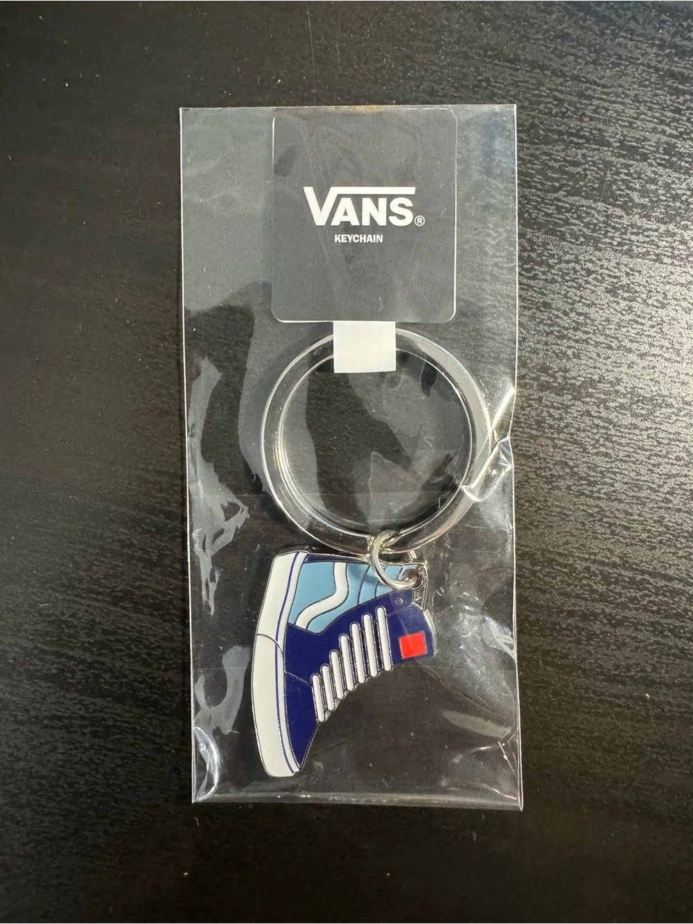 Vans Metallic Silver Sneaker Keychain